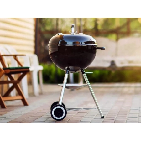 Duży GRILL węglowy kulisty z pokrywą kółka MG Home